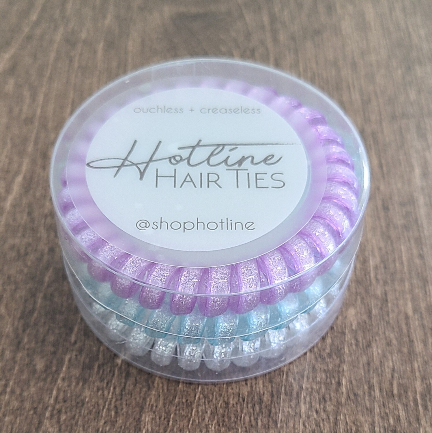 Hotline Hair Ties - Unicorn Glitter Set