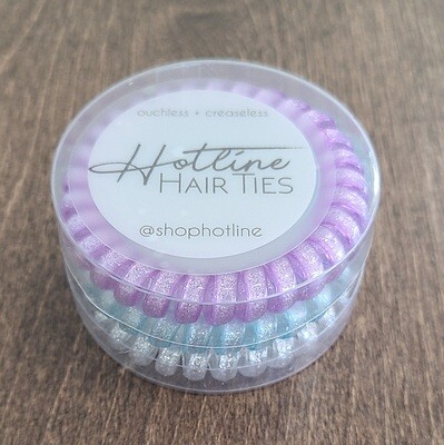 Hotline Hair Ties - Unicorn Glitter Set
