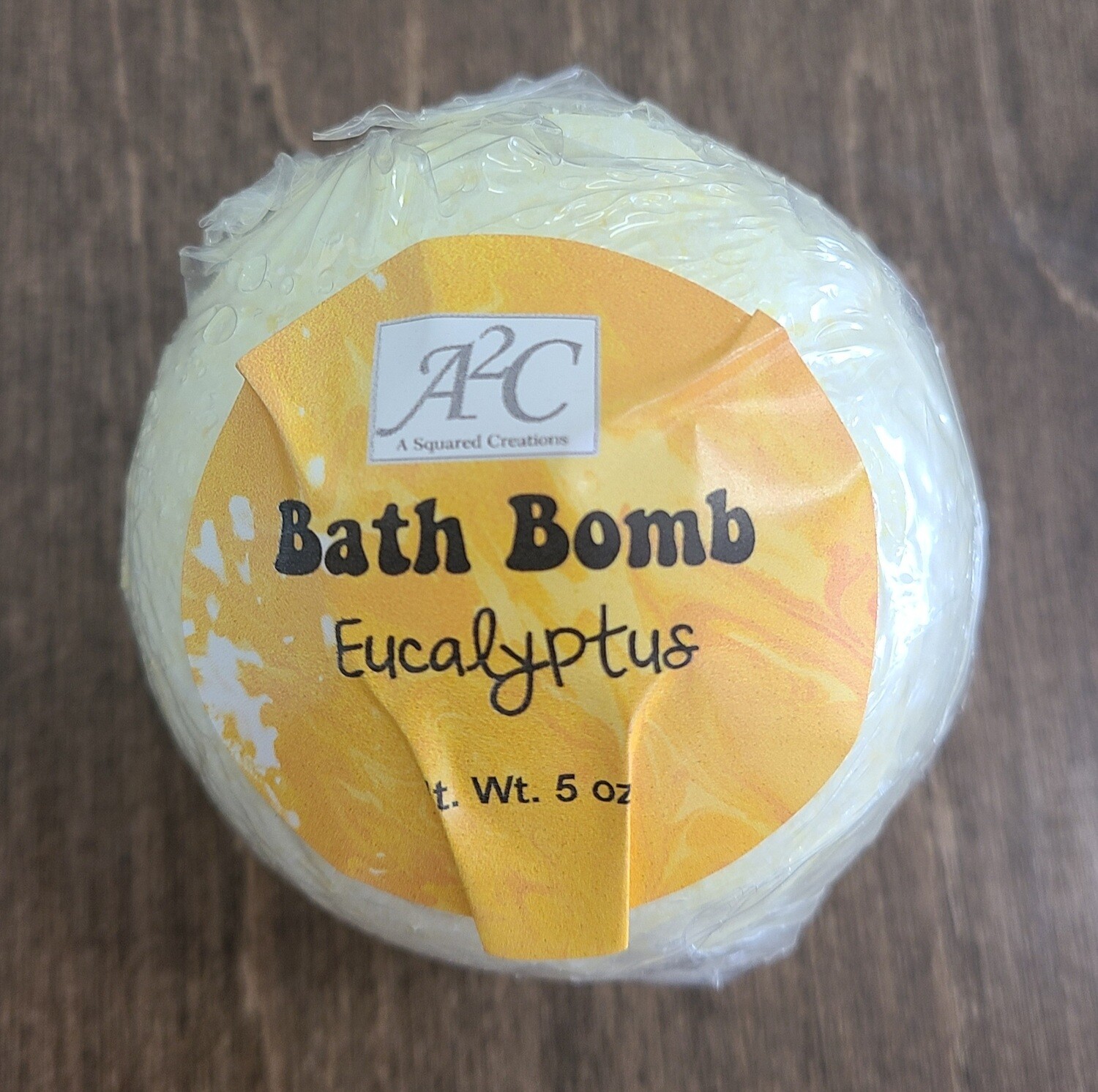 Bath Bomb - Eucalyptus - Yellow