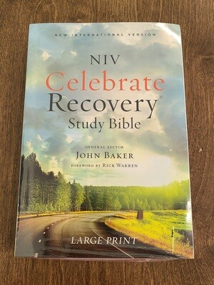 NIV Celebrate Recovery Study Bible - Large Print - Paperback