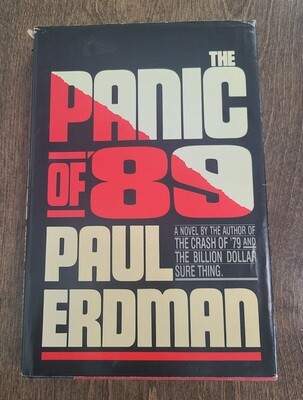 The Panic of &#39;89 by Paul Erdman - Hardback