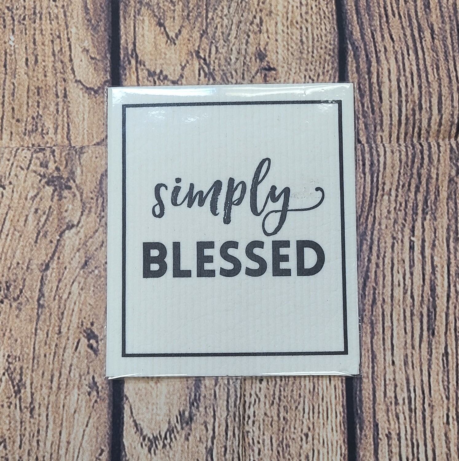 Simply Blessed Dishcloth