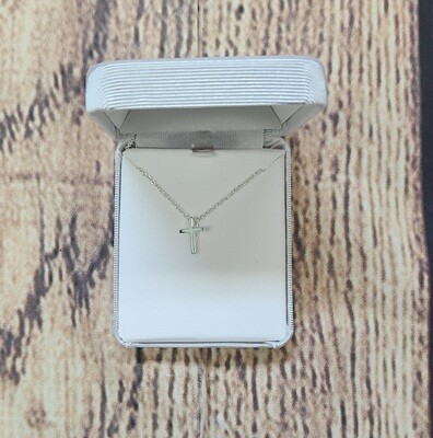 Small Cross Necklace with Gift Box