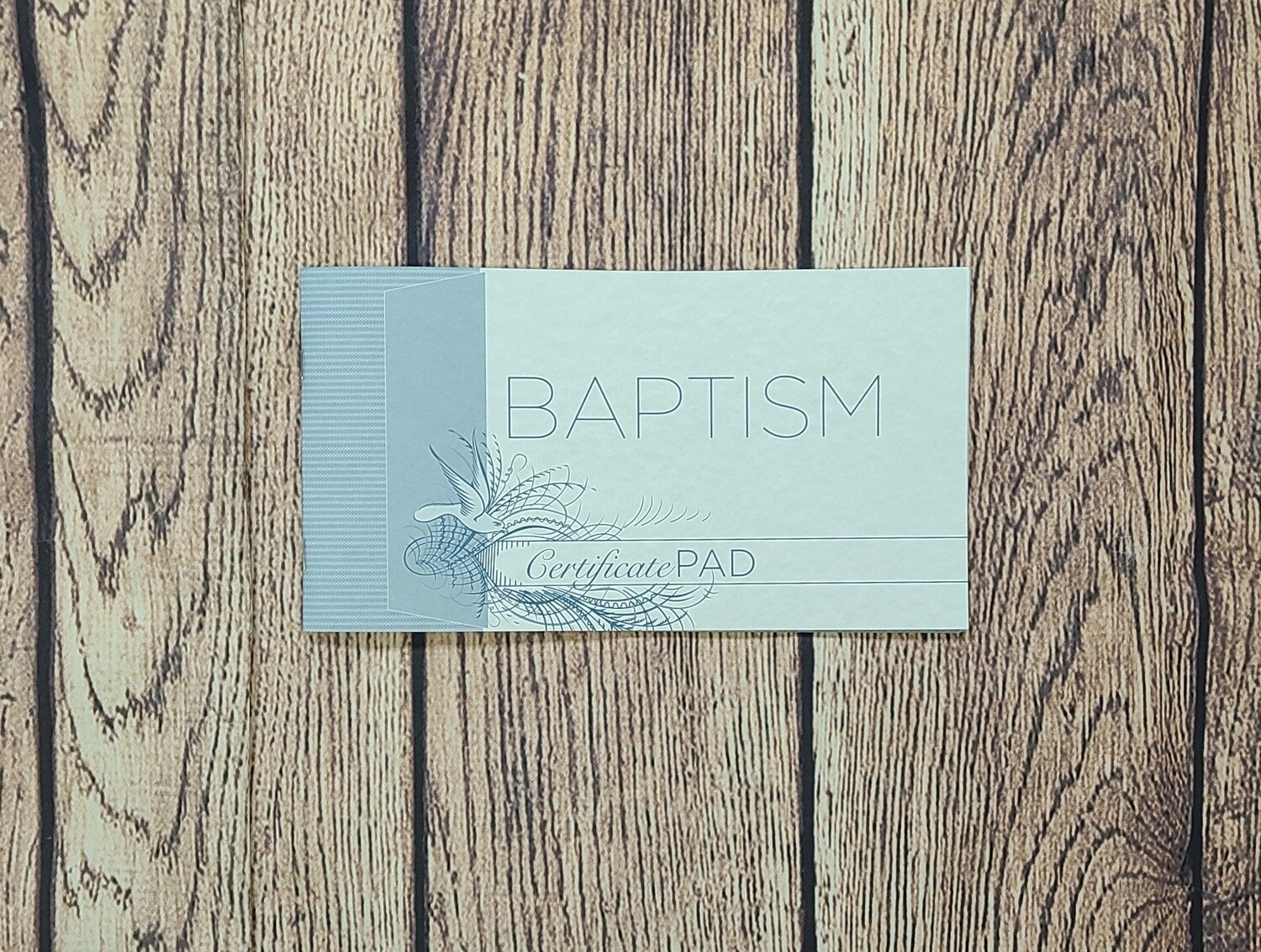 Baptism Certificate Pad - Pack of 26