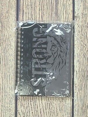 Be Strong Lion Wirebound Journal