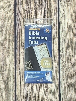 Bible Indexing Tabs - Gold-Edged