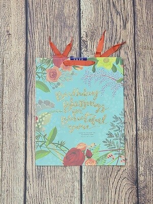Birthday Blessings for Beautiful You Large Gift Bag