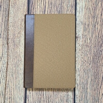 KJV Rainbow Study Bible - Brown/Tan Leathertouch