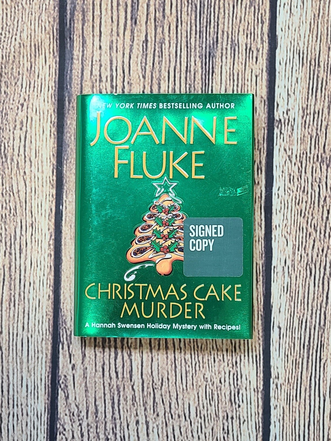 Christmas Cake Murder by Joanne Fluke - Signed Copy