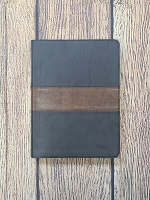 CSB Spurgeon Study Bible - Black/Brown LeatherTouch