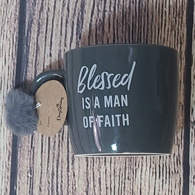 Blessed is a Man of Faith Coffee Mug