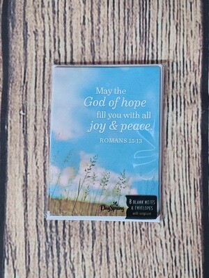 Romans 15:13 Card and Envelope Package