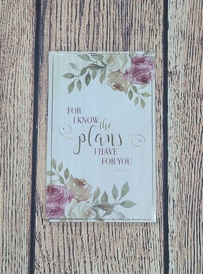 For I Know the Plans I have For You Journal