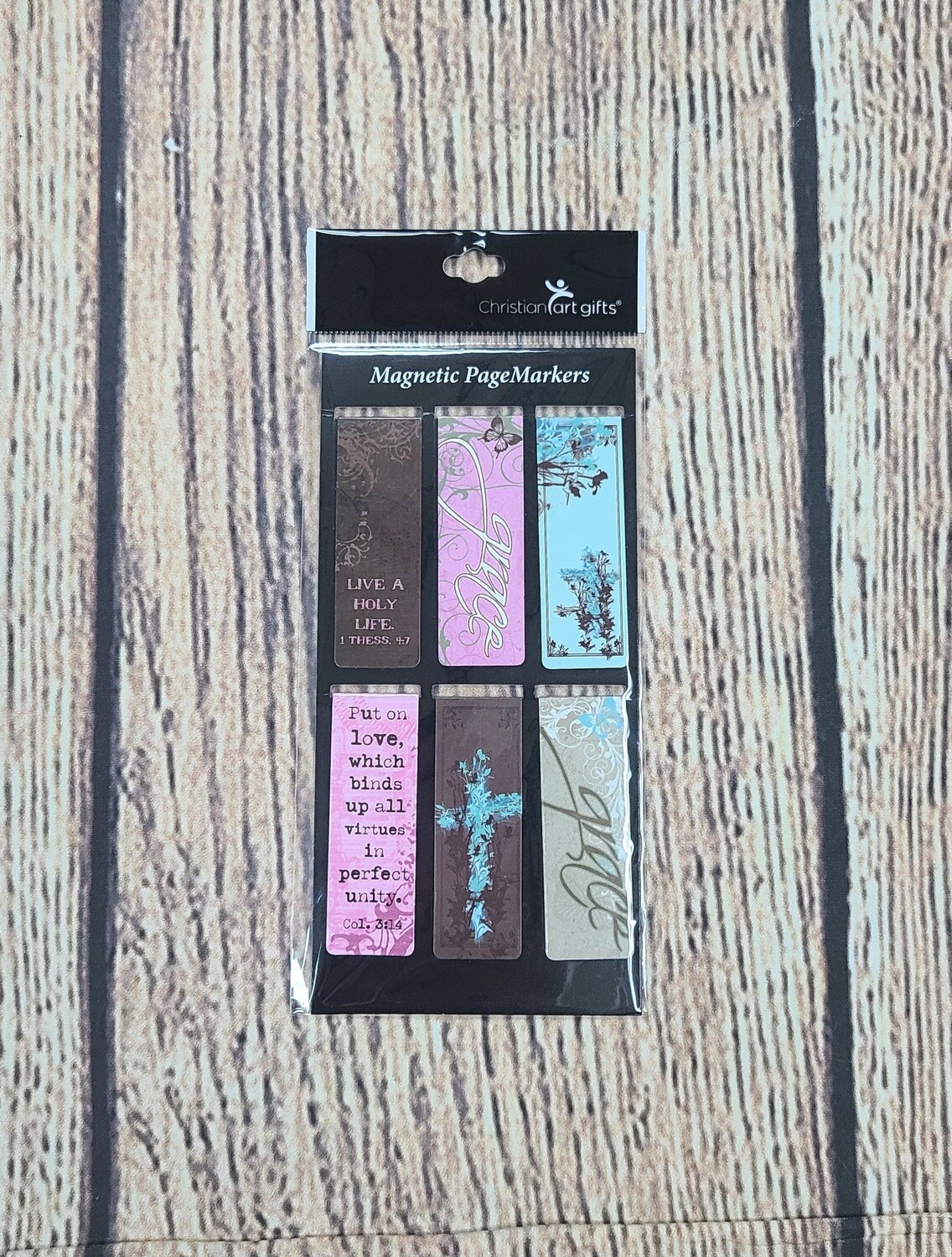 Magnetic Bookmarks - Verses Of Grace - Set Of 6