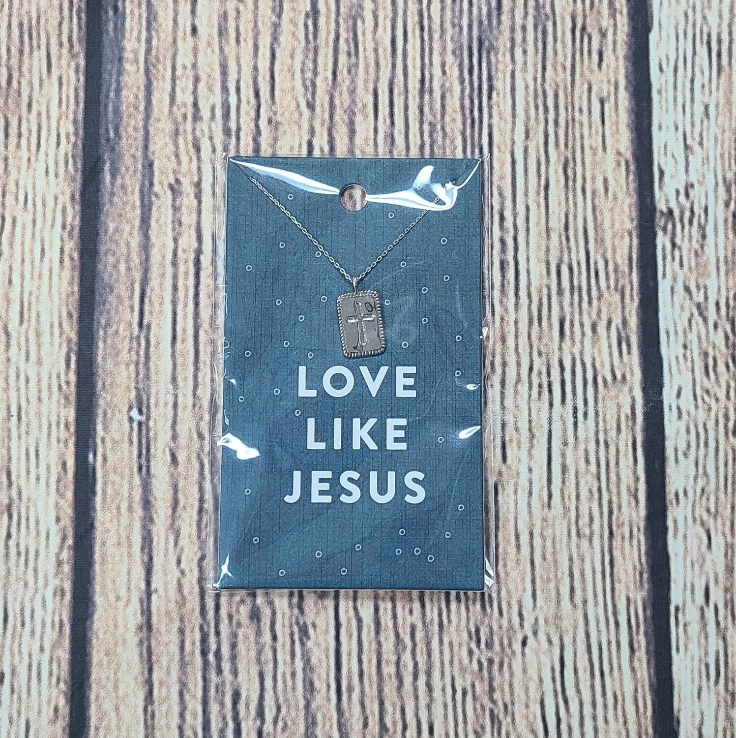 Grace and Truth Love Like Jesus Cross Necklace