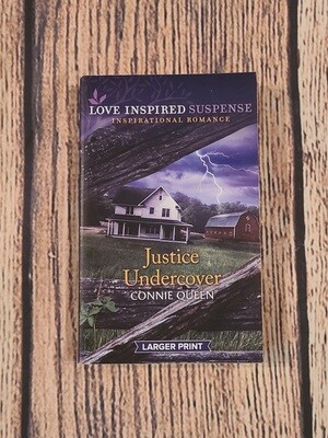 Justice Undercover by Connie Queen - Larger Print - Great Condition