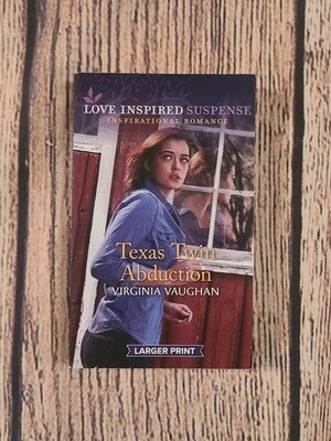 Texas Twin Abduction by Virginia Vaughan - Larger Print - Great Condition