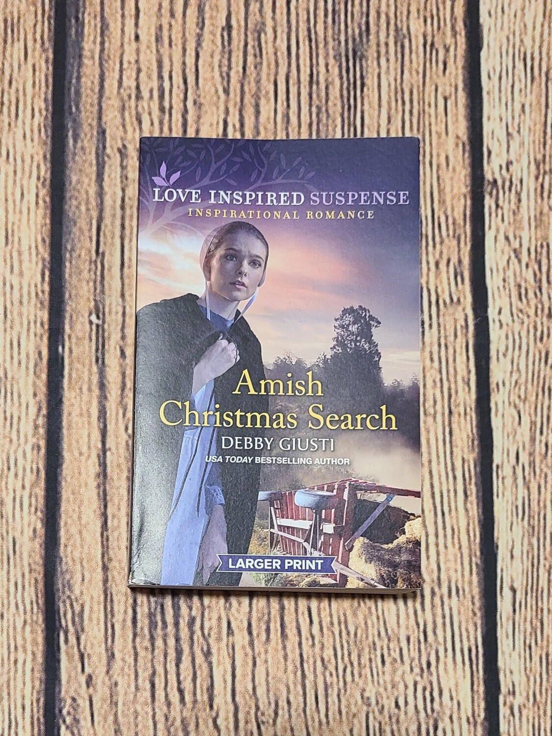 Amish Christmas Search by Debby Giusti - Larger Print - Great Condition