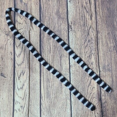 Gray, Black and White Scarf
