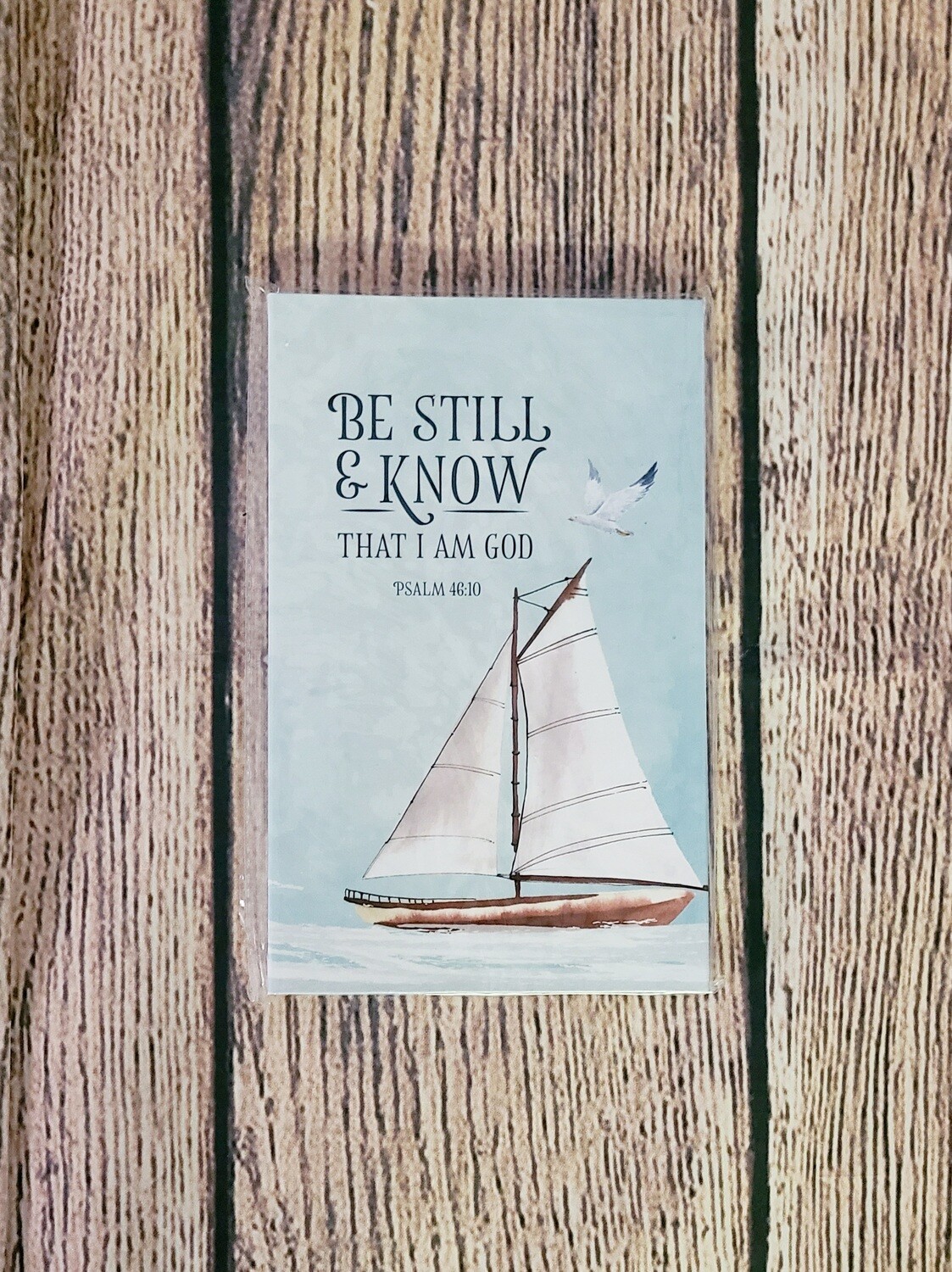 Be Still and Know Ship Sailing Flexcover Journal