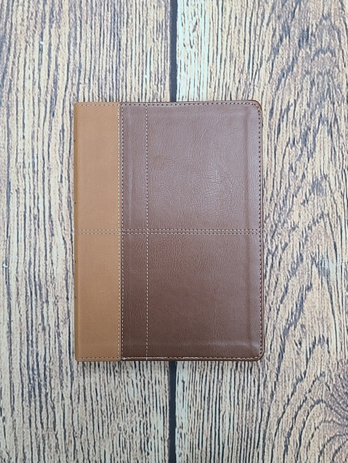 KJV Cross Reference Thumb-Indexed Study Bible - Brown Imiation Leather