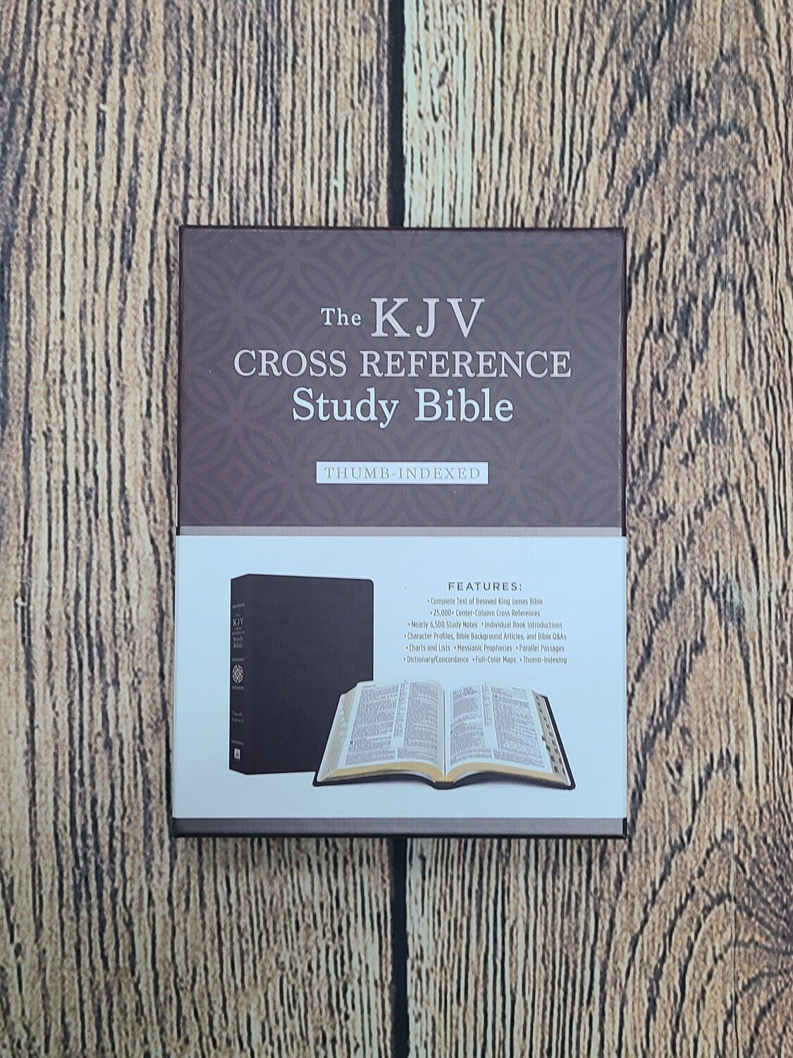 KJV Cross Reference Study Bible - Thumb-Indexed - Brown Bonded Leather