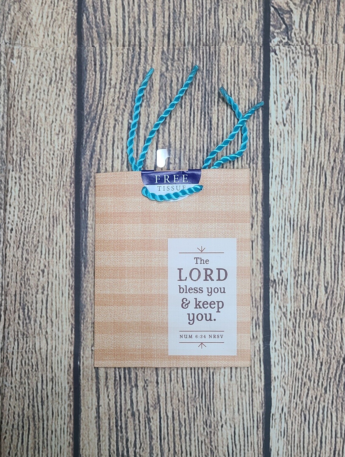 The Lord bless you and Keep you Small Gift Bag
