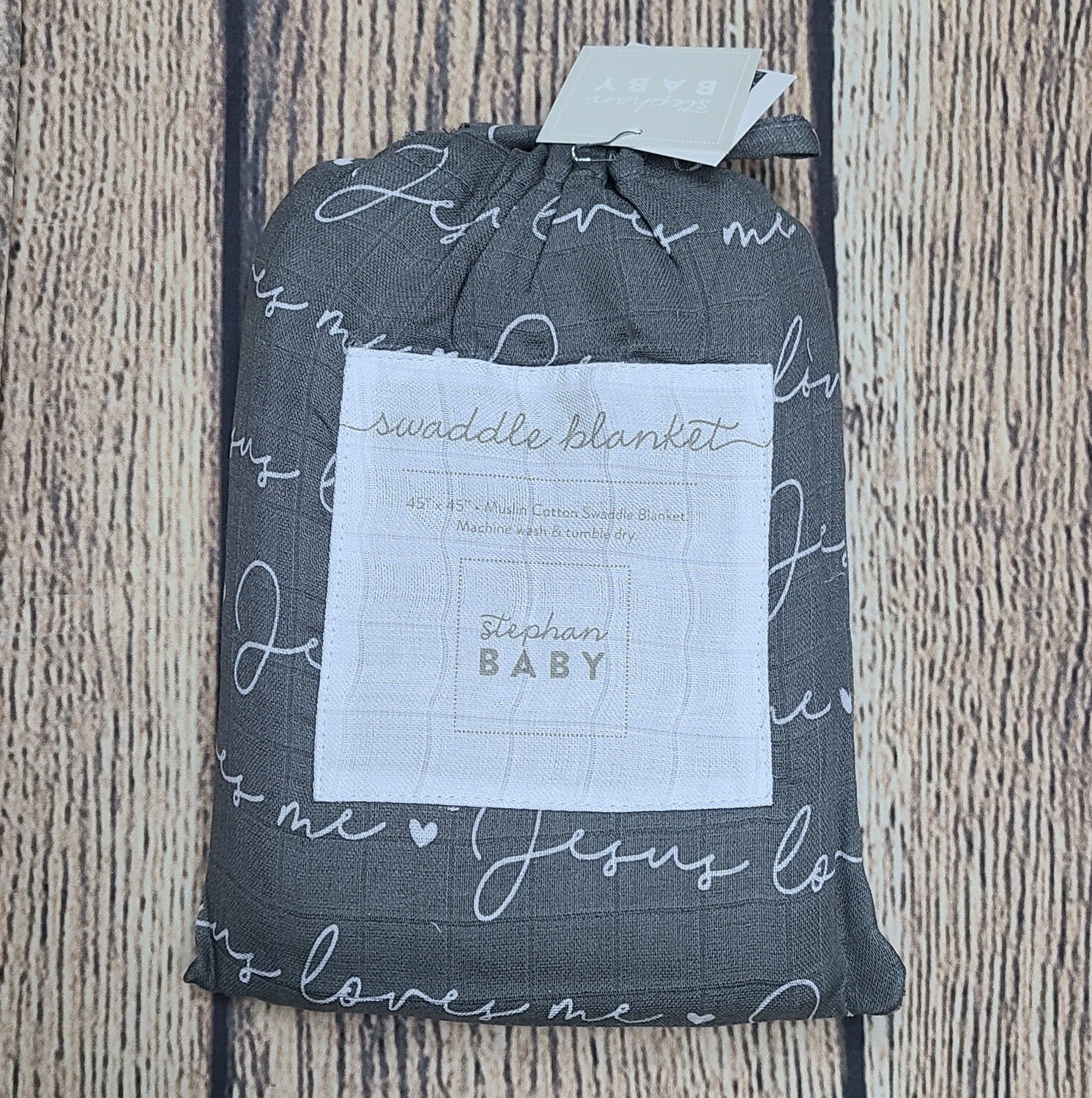 Jesus Loves Me Swaddle Baby Blanket