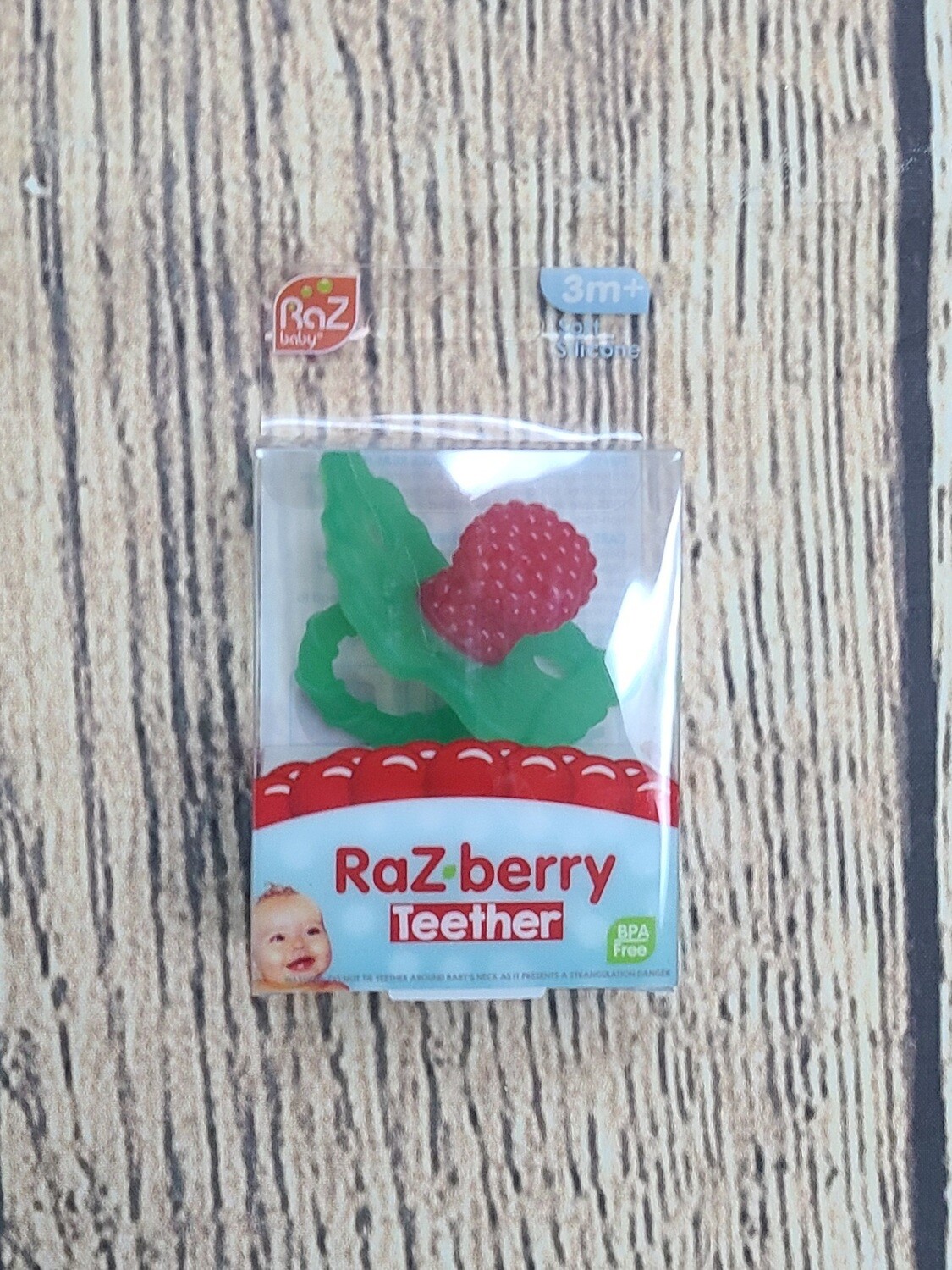 RaZberry Silicone Teether - Red Coloring