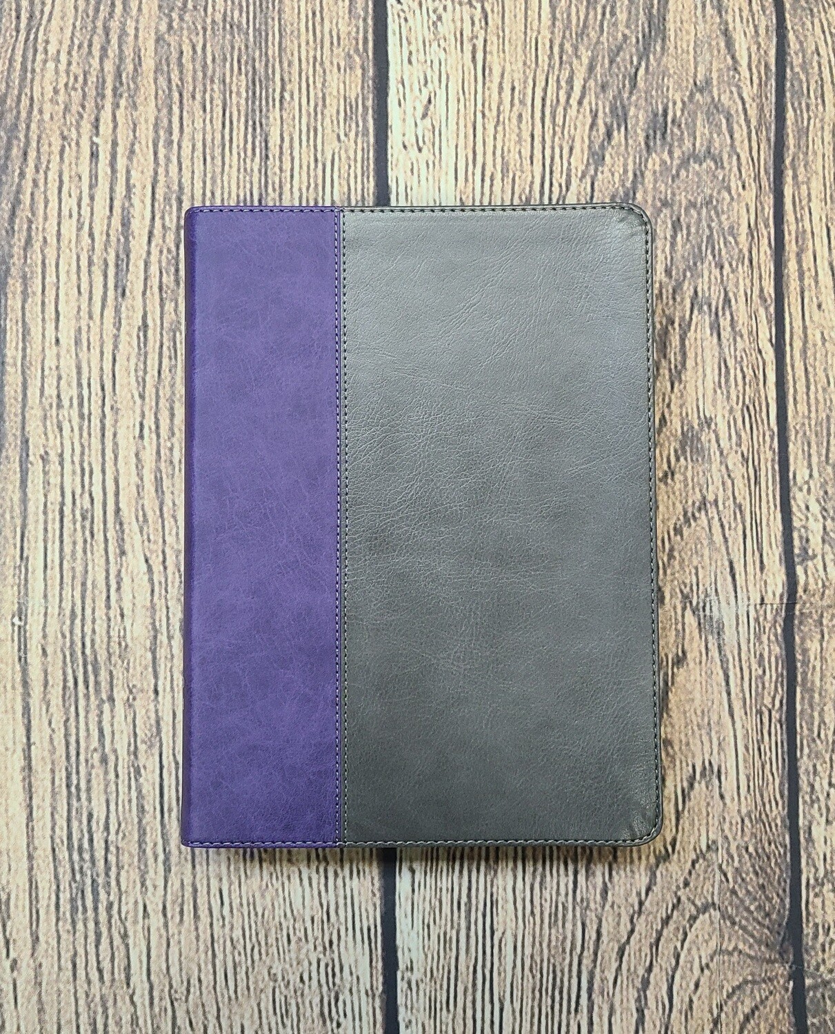 NKJV Jeremiah Study Bible - Gray and Purple Leatherluxe