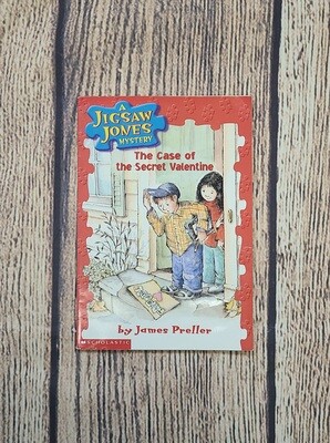 A Jigsaw Jones Mystery: The Case of the Secret Valentine by James Preller - Paperback - Good Condition