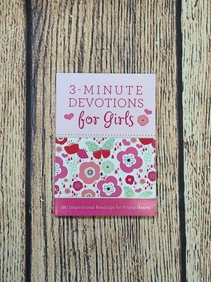 3-Minute Devotions for Girls by Janice Hanna Thompson