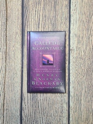 Called and Accountable: 52-Week Devotional by Henry and Norman Blackaby