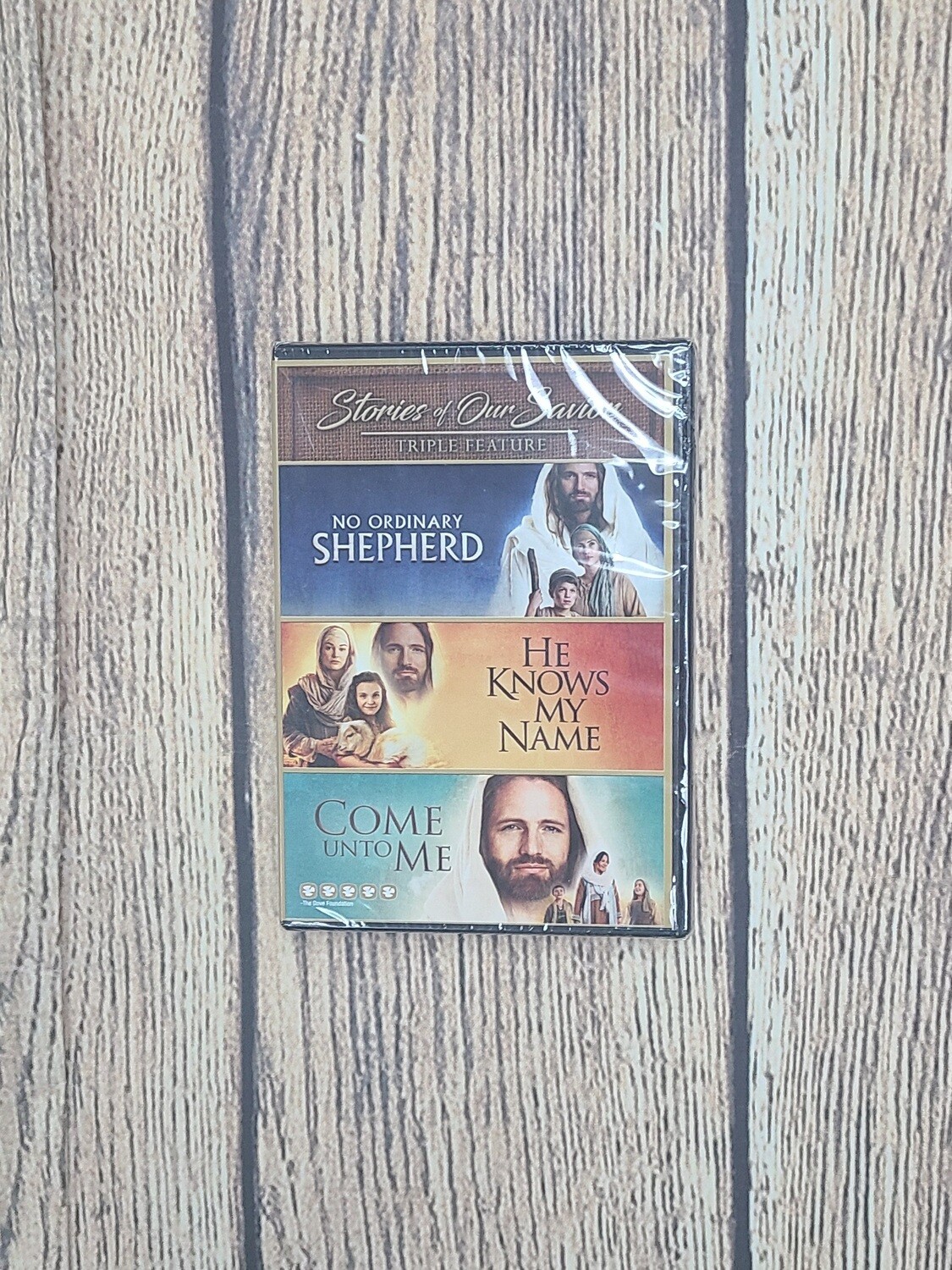 Stories of Our Savior DVD Triple Feature: He Knows my Name, Come Unto Me, and No Ordinary Shepherd
