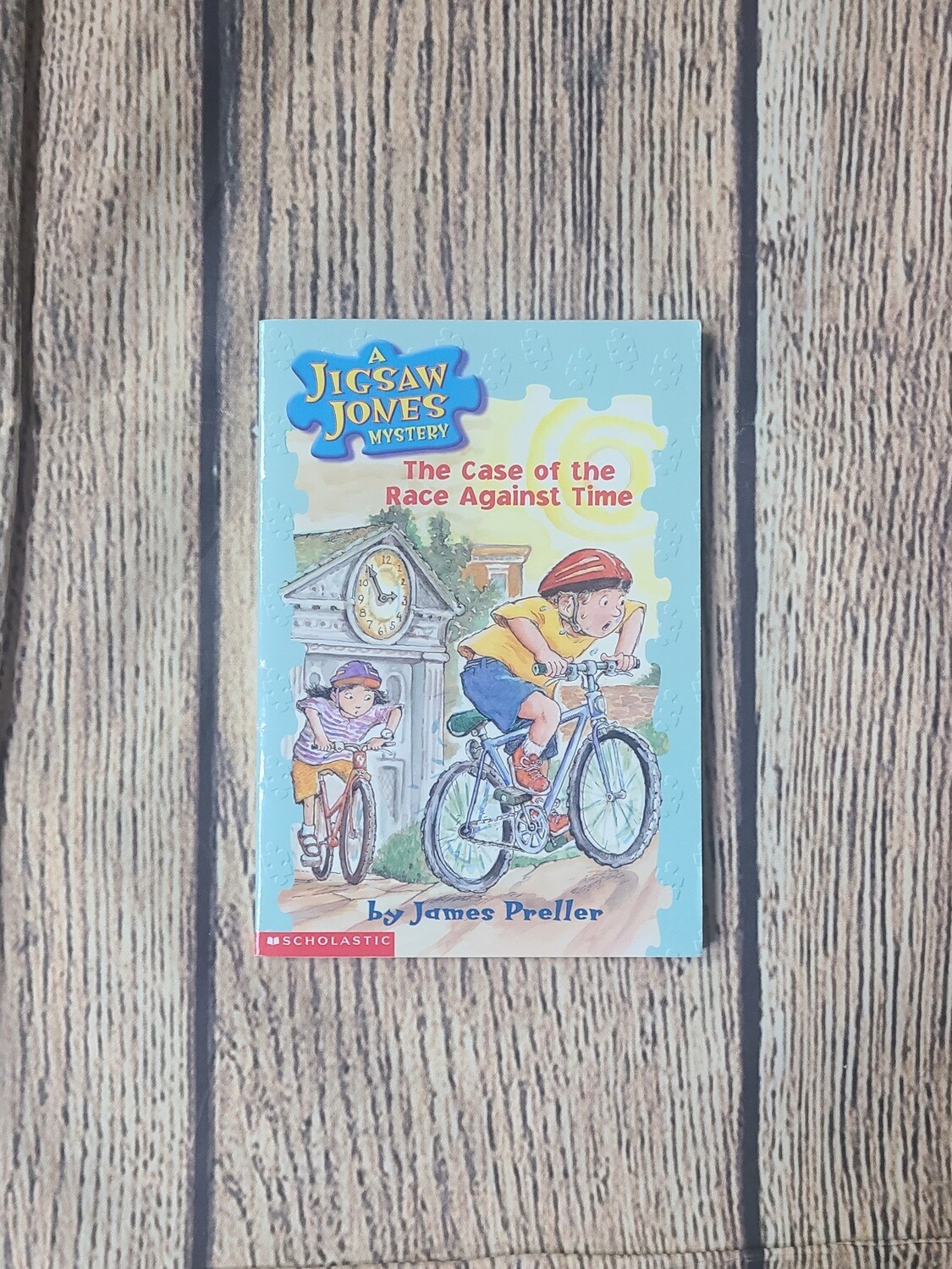 A Jigsaw Jones Mystery: The Case of the Race Against Time by James Preller - Paperback - Great Condition