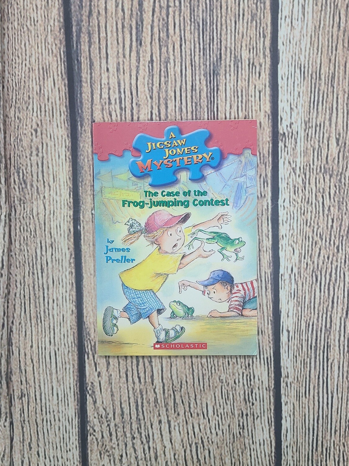 A Jigsaw Jones Mystery: The Case of the Frog-jumping Contest by James Preller - Paperback - Great Condition