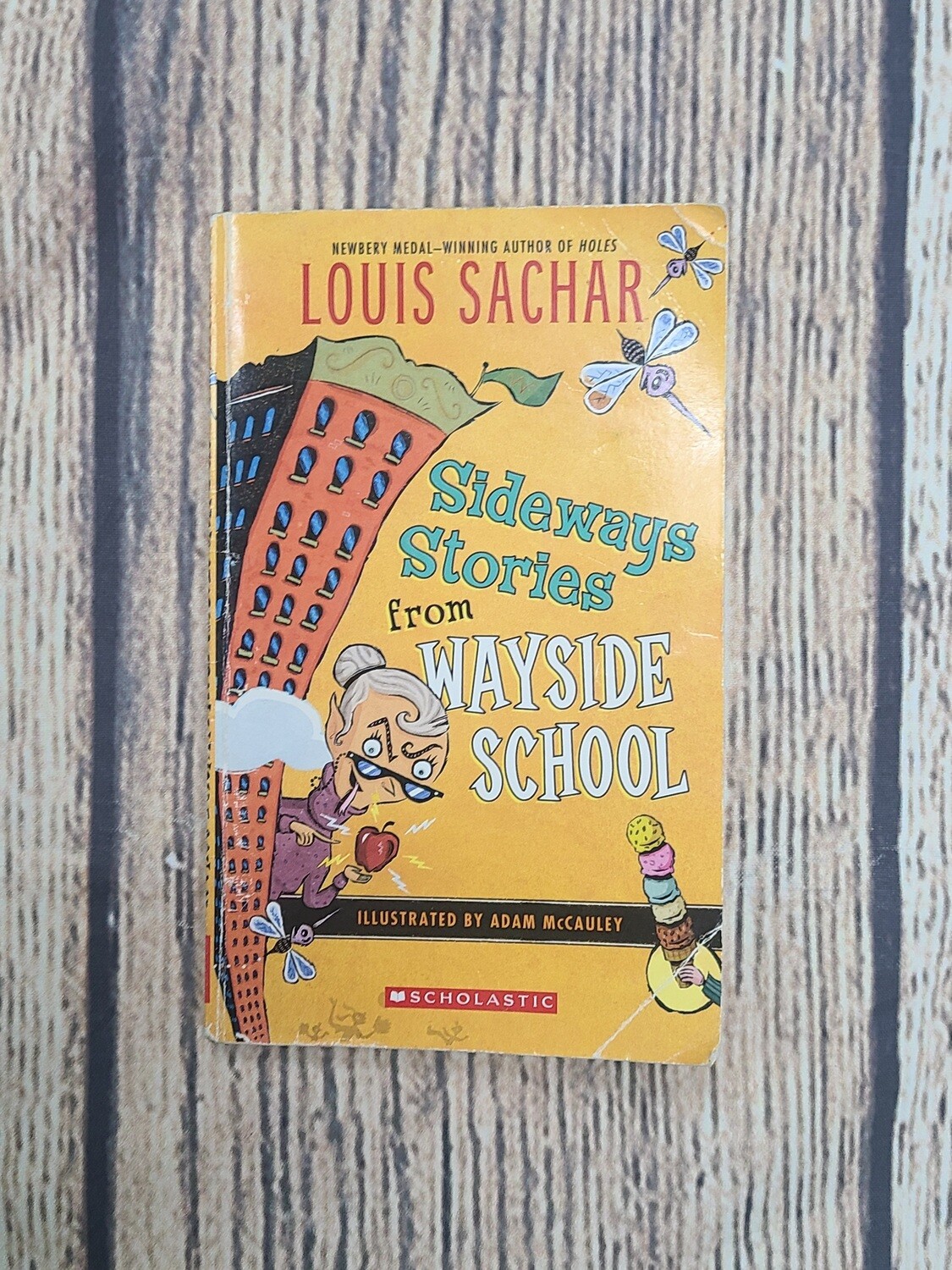 Sideways Stories from Wayside School by Louis Sachar and Illustrated by  Adam McCauley - Paperback - Fair Condition