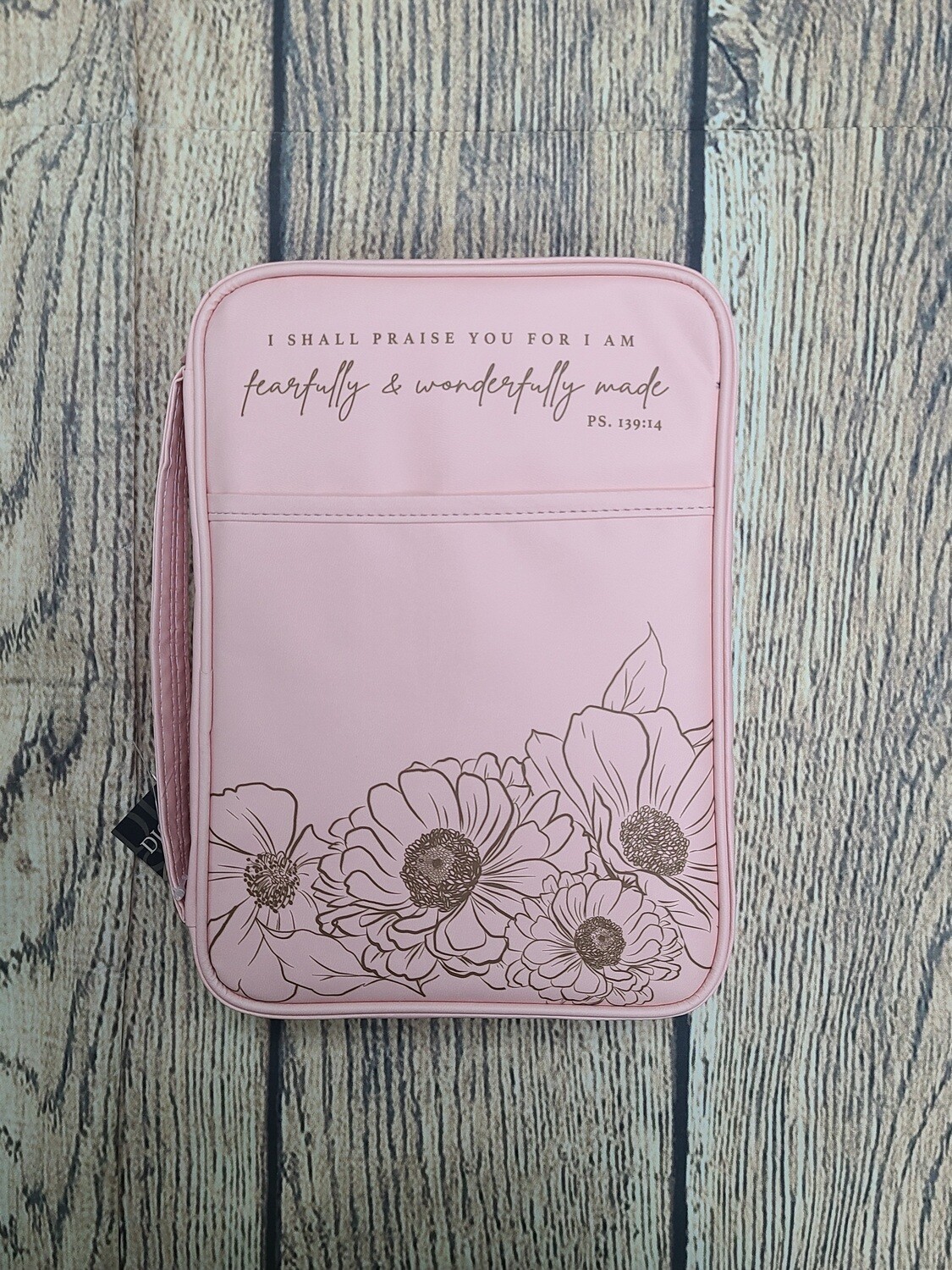 I Shall Praise You Pink Large Bible Cover