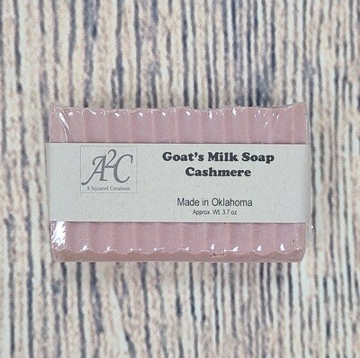 Goat's Milk Bar Soap - Cashmere - Made by ASquared Creations
