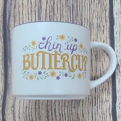 Chin Up Buttercup Ceramic Coffee Mug
