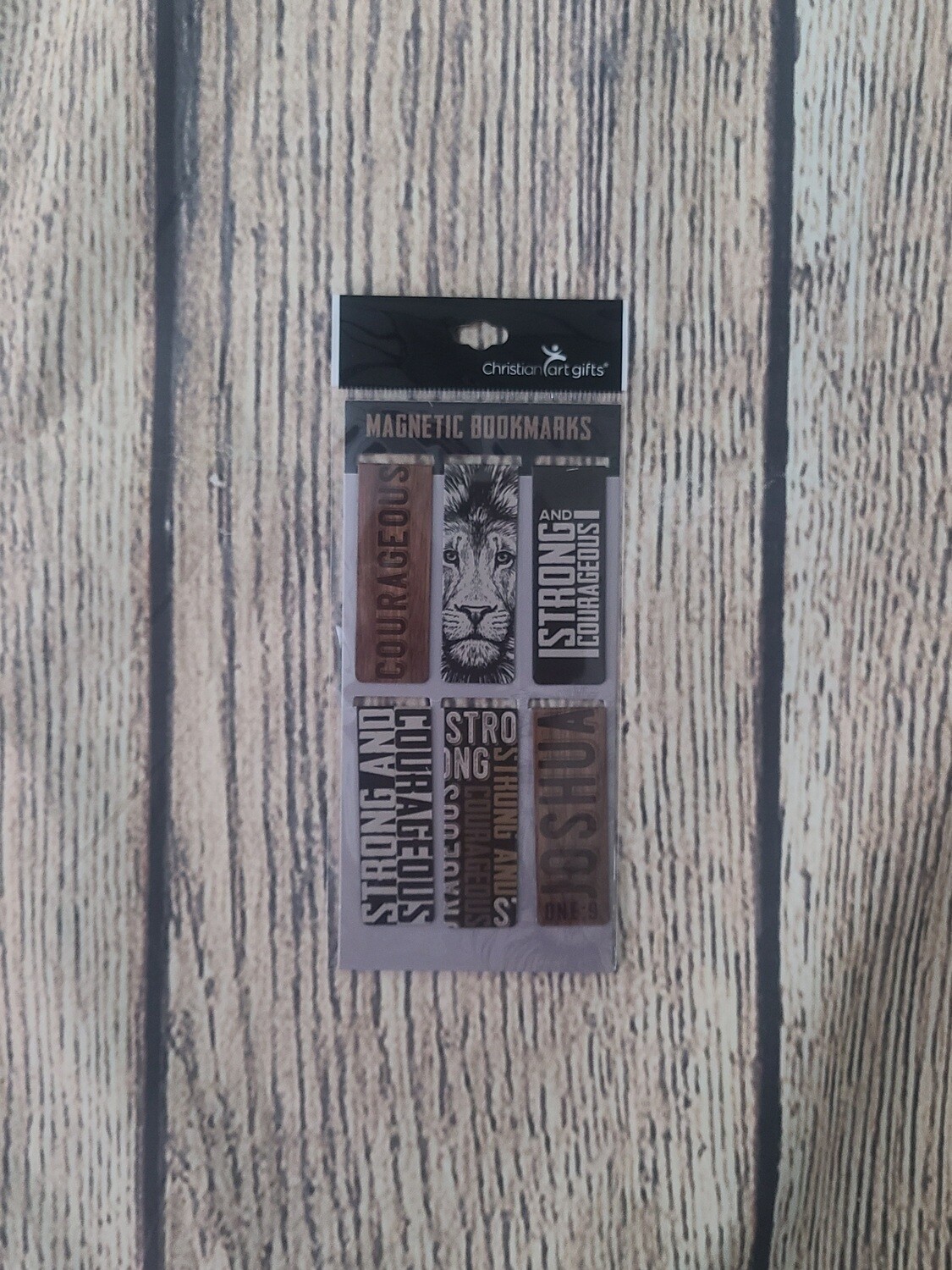 Magnetic Bookmarks - Men&#39;s Be Strong and Courageous