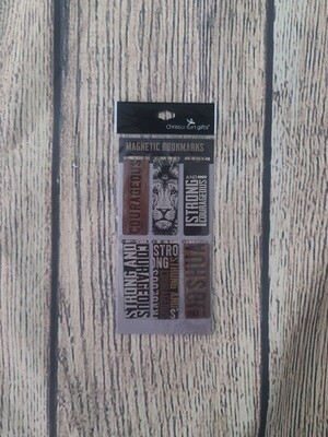 Magnetic Bookmarks - Men&#39;s Be Strong and Courageous