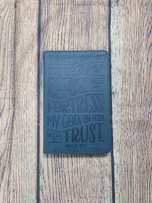 KJV Verse Art Thinline Youth Bible - Deep Teal Leathersoft