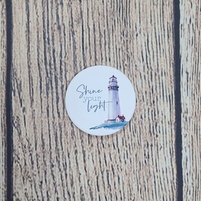 Shine Your Light Car Coaster
