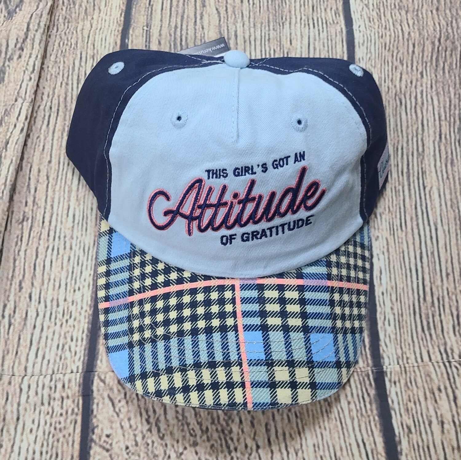Cherished Girl This Girl&#39;s Got an Attitude of Gratitude Mult-Color Women&#39;s Cap
