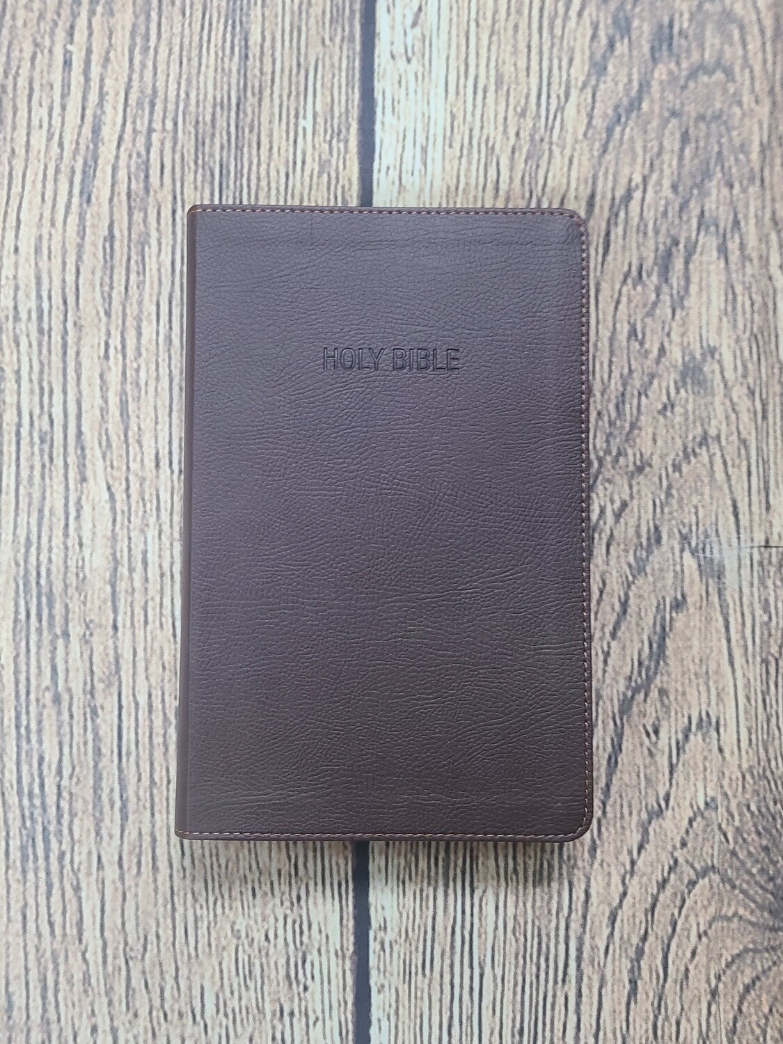 NKJV Foundation Study Bible - Earth Brown Leathersoft - Thumb-Indexed