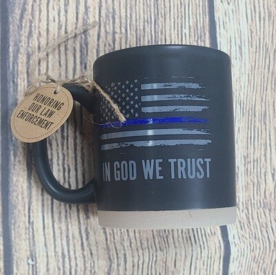 In God We Trust Law Enforcement Mug