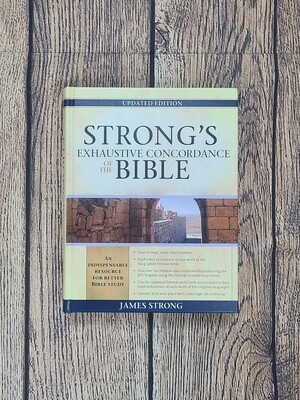 Strong&#39;s Exhaustive Concordance of the Bible by James Strong - Updated Edition - Hardback