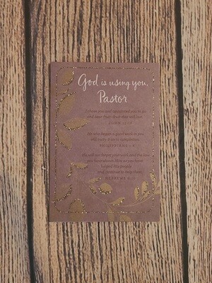 Dayspring Individual Pastor Encouragement Card - Set 1