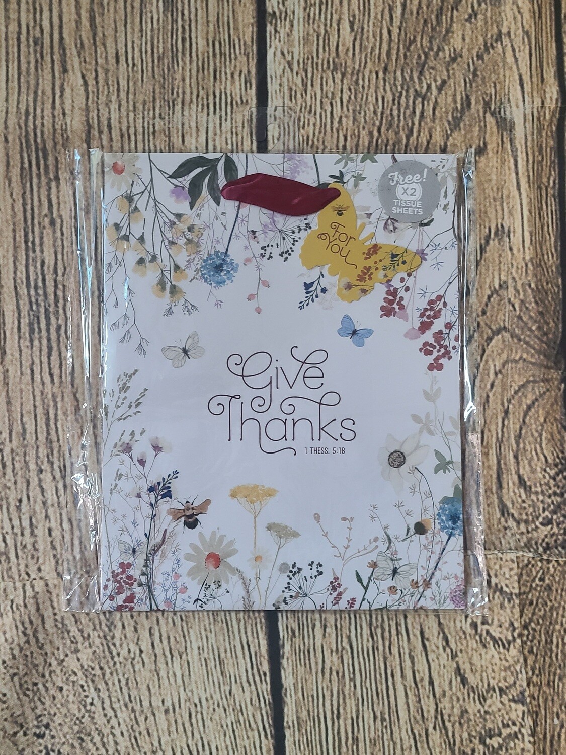 Give Thanks Medium Gift Bag